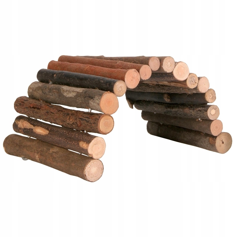 Trixie Giętki drewniany mostek dla gryzoni 22×10cm
