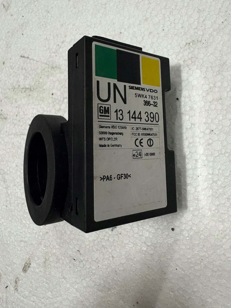 Opel Meriva A pętla immobilizera 13144390