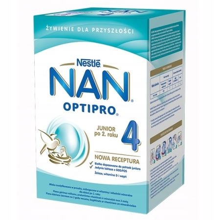 Mleko modyfikowane Nestle Nan Optipro 4 800g
