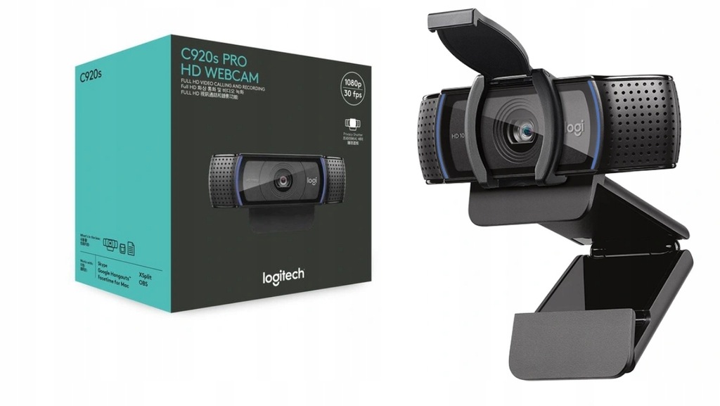 Kamera internetowa LOGITECH C920s zdalne lekcje