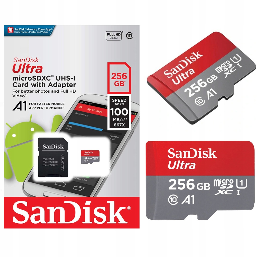 Karta microSD Sandisk Ultra 256 GB