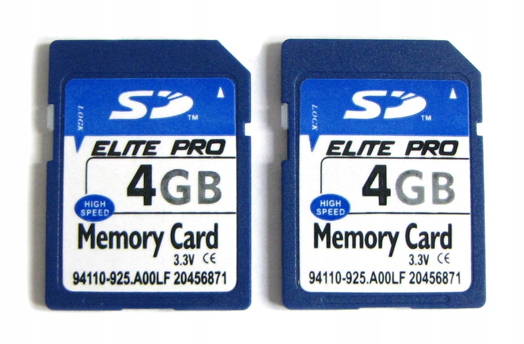 Karta pamięci SD 4GB SD HC 4 GB SDHC ELITE PRO