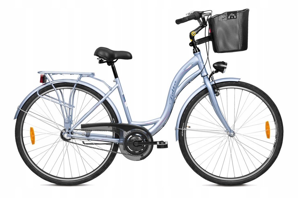 DAMSKI ROWER MIEJSKI DAMKA FOLTA 17,5"/28" SEDONA SWAN 2 KOSZ SZARY MAT