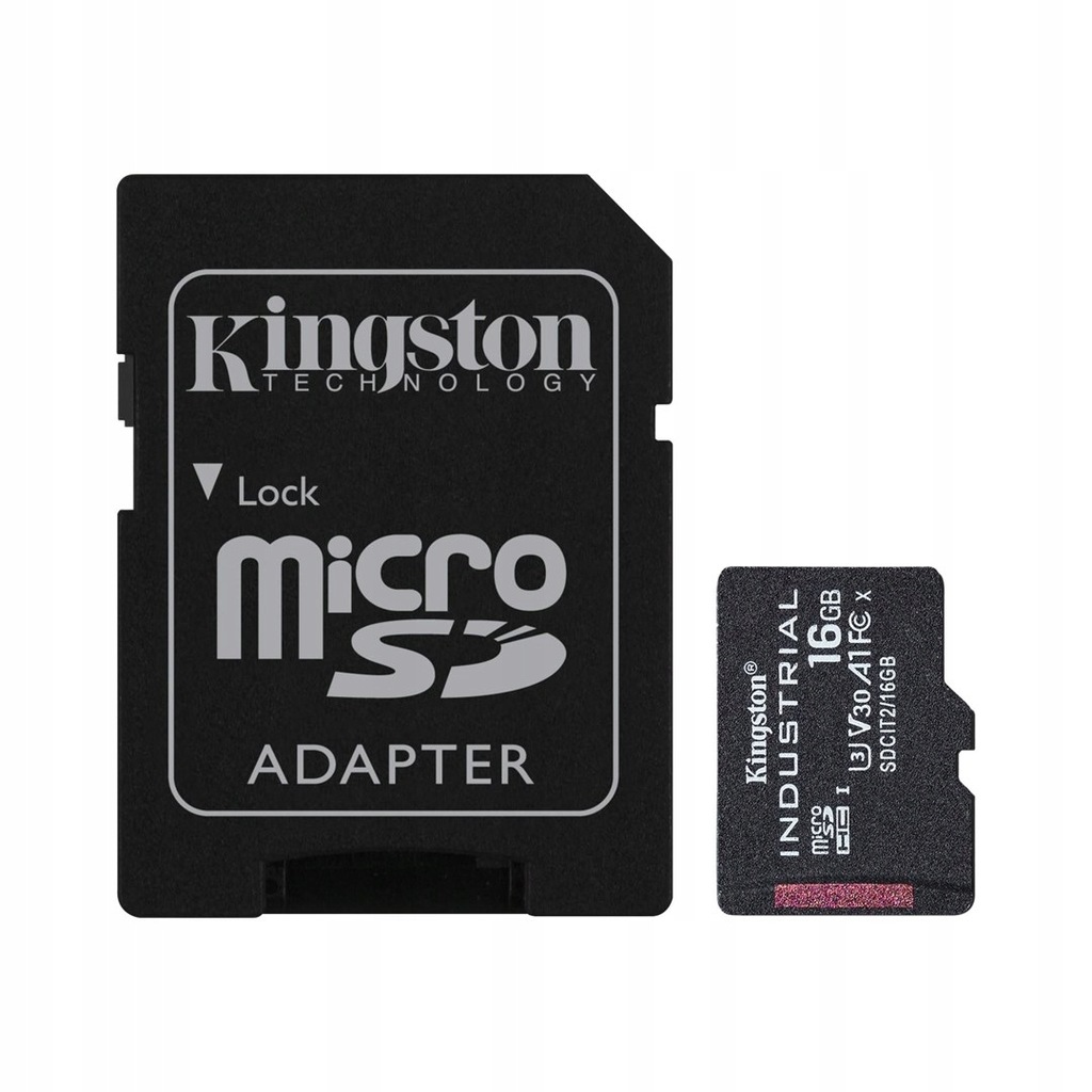 KINGSTON microSDHC 16GB Industrial C10 A1 pSLC Car