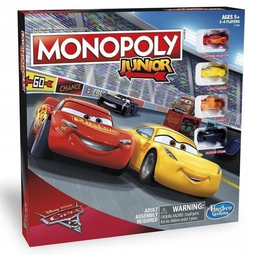 Monopoly Junior. Auta 3