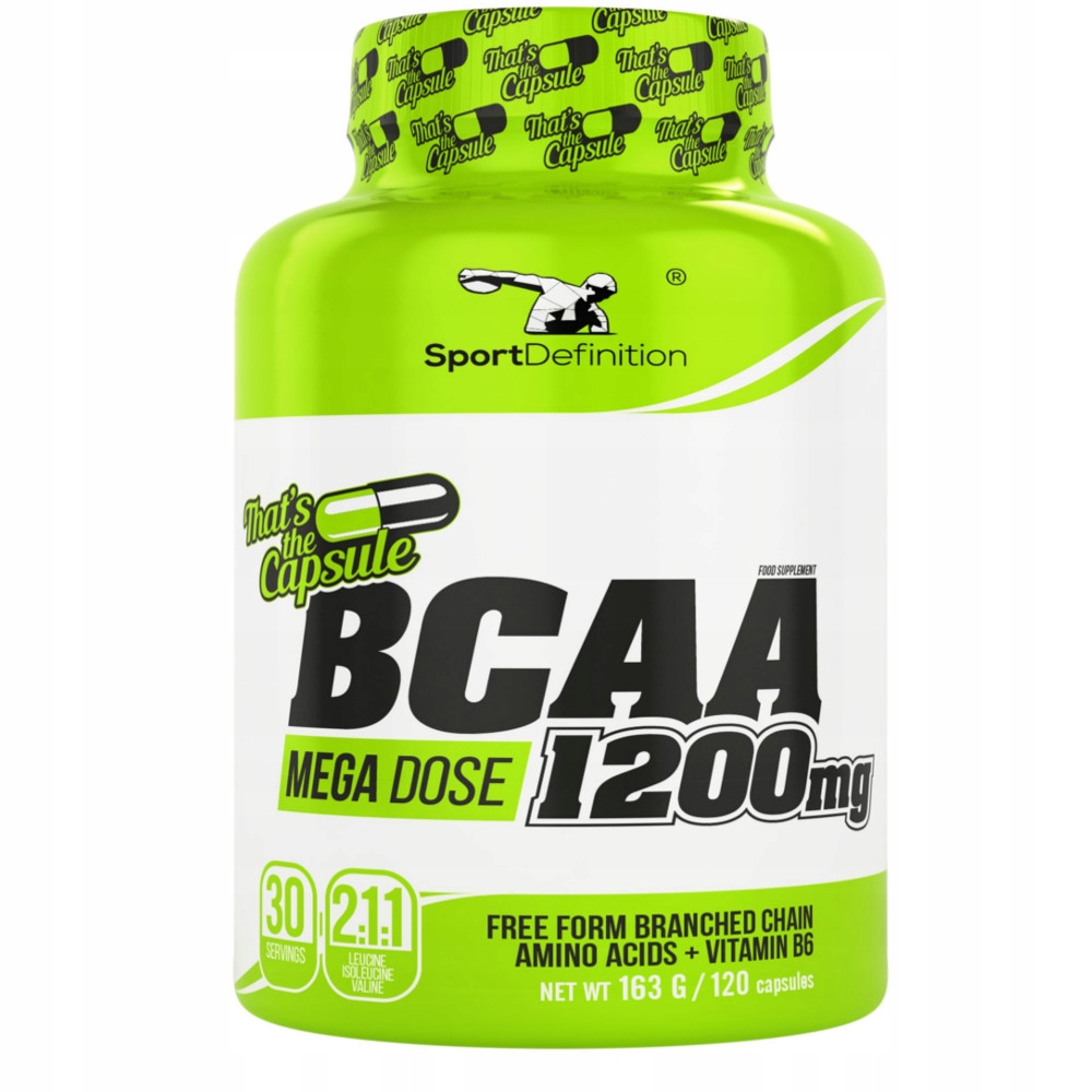 SPORT DEFINITION BCAA 1200MG 120KAPS. DATA!!!