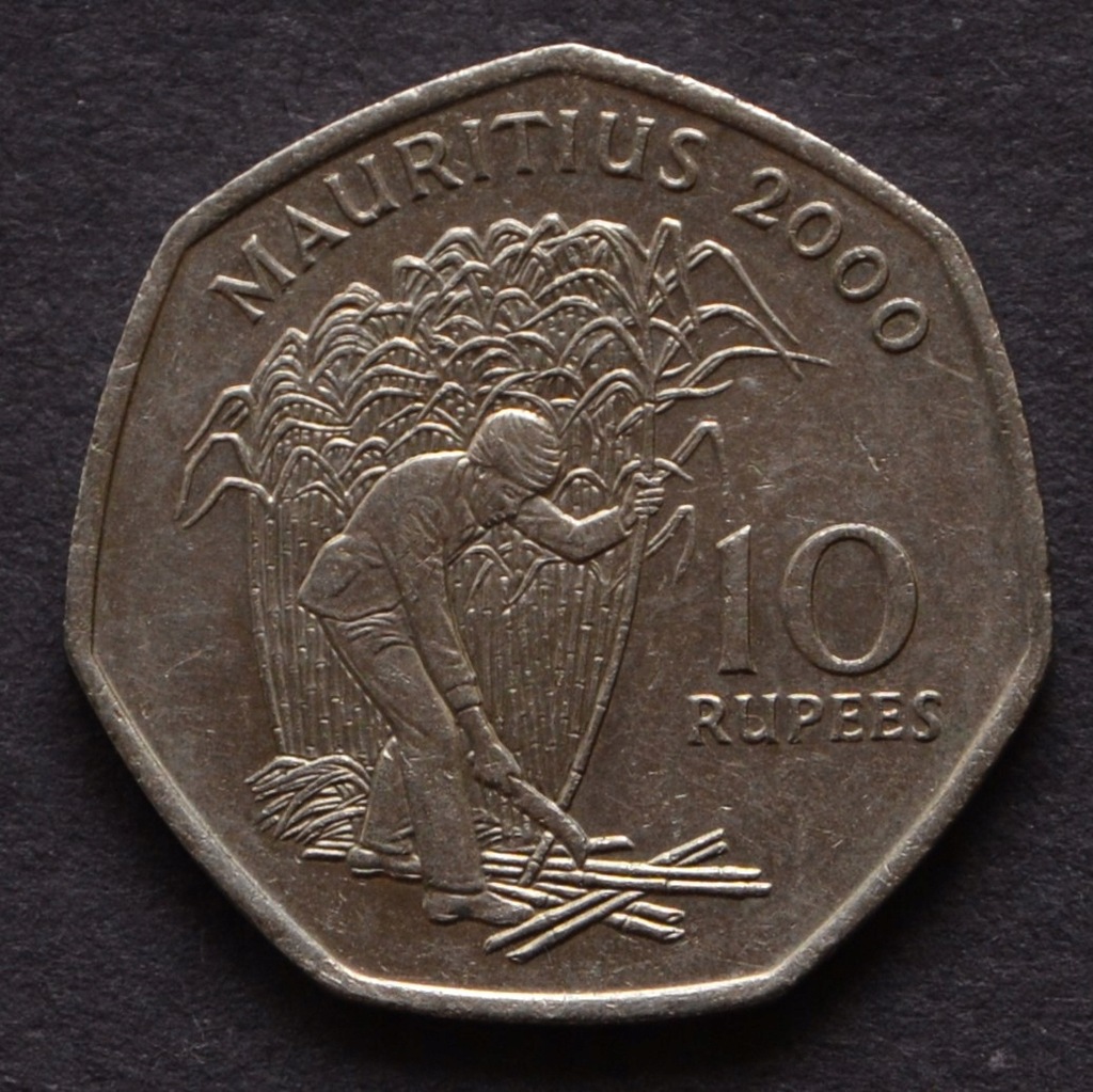 Mauritius - 10 rupees 2000