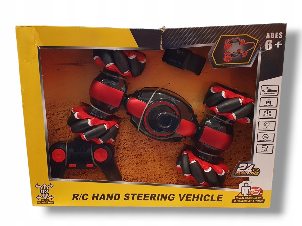 SAMOCHÓD ZDALNIE STEROWANY R/C VEHICLE HAND STEERING