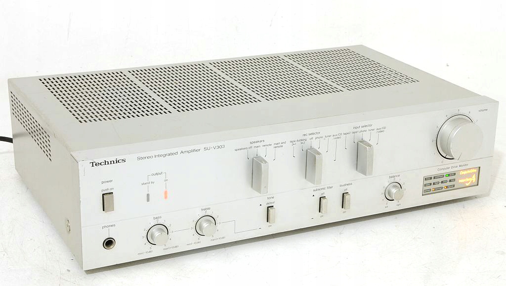 TECHNICS SU-V303 ZNAKOMITY WZMACNIACZ STEREO !