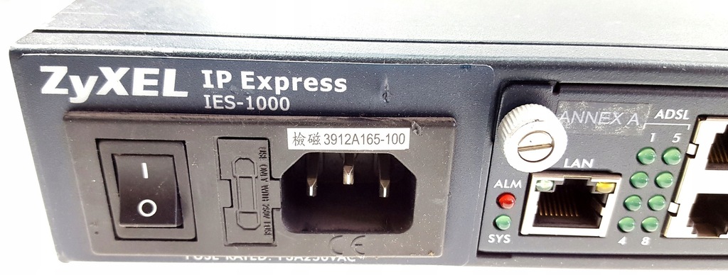 Kontroler ZYXEL IP Express IES-1000 mini IP DSLAM - 8425518404 - oficjalne  archiwum Allegro