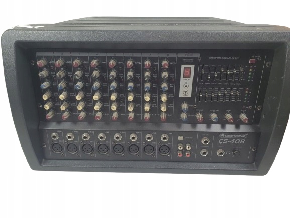 OMNITRONIC CS-408 Powermikser 8 KANAŁOWY
