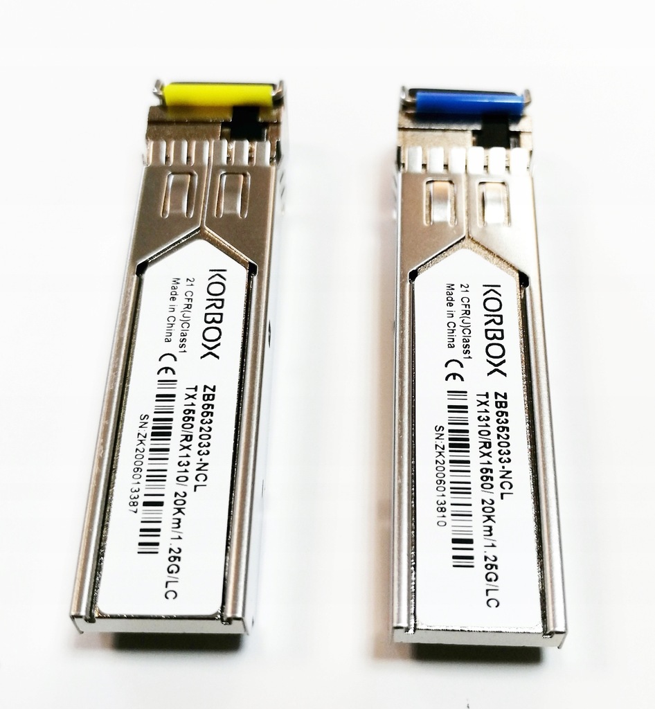 Купить Модуль KORBOX SFP (комплект) 20 км/передача, 1,25G: отзывы, фото, характеристики в интерне-магазине Aredi.ru