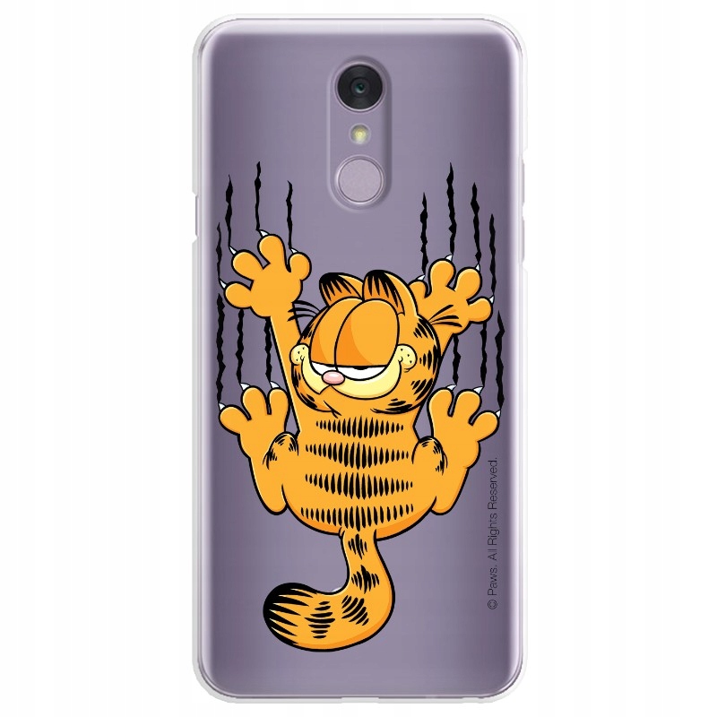 Etui na LG Q7 wzory GARFIELD case obudowa guma