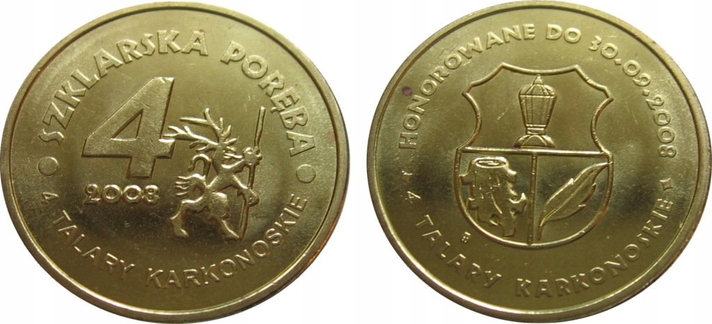 4 TALARY KARKONOSKIE SZ. PORĘBA - 2008 r. MENNICZY