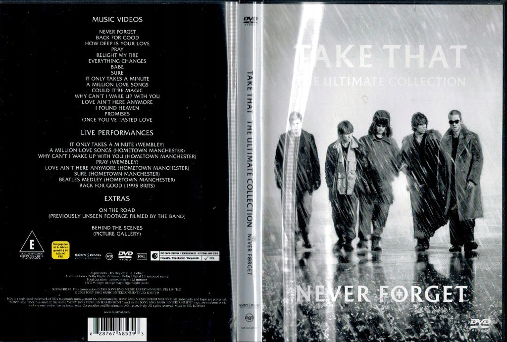 Take that The ultimatum collection DVD Koncert