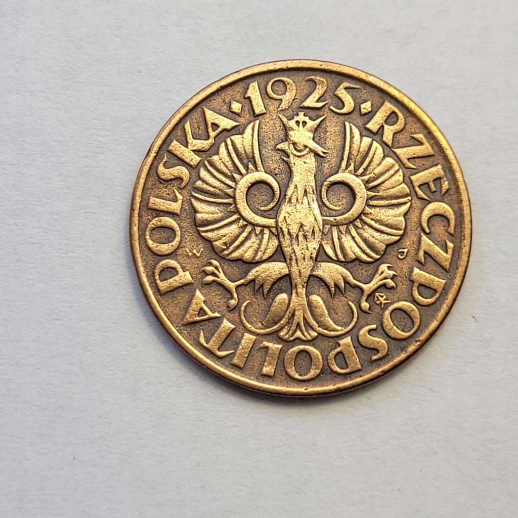 2 GROSZE 1925 ROK Super stan Stara Oryginalna moneta ze zdjęcia