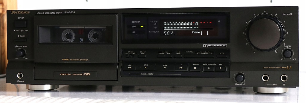 Technics RS-B555 magnetofon DirectDrive Bias HXPro