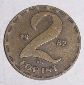 2 forinty moneta stare Węgry Magyar 1982 rok