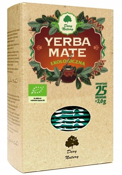 DARY NATURY EKOLOGICZNA YERBA MATE 25 x 2g