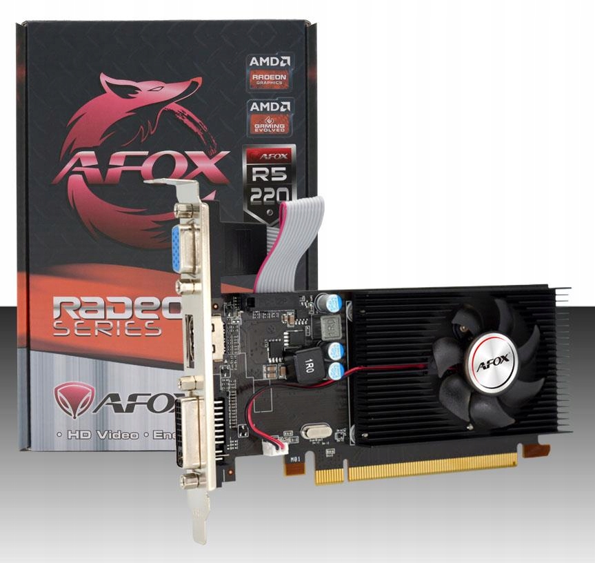 KARTA GRAFICZNA AFOX R5 220 2GB DDR3 DVI HDMI VGA