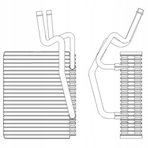 Parowniki klimatyzacji DELPHI TSP0525204