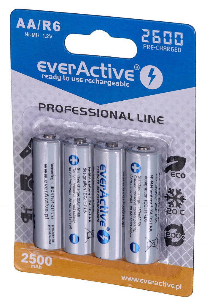 Zestaw akumulatorków everActive Professional line