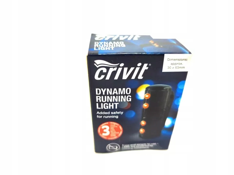 CRIVIT LAMPA DO BIEGANIA DYNAMO