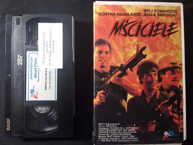 MŚCICIELE 1985 VHS The Devastator RARYTAS