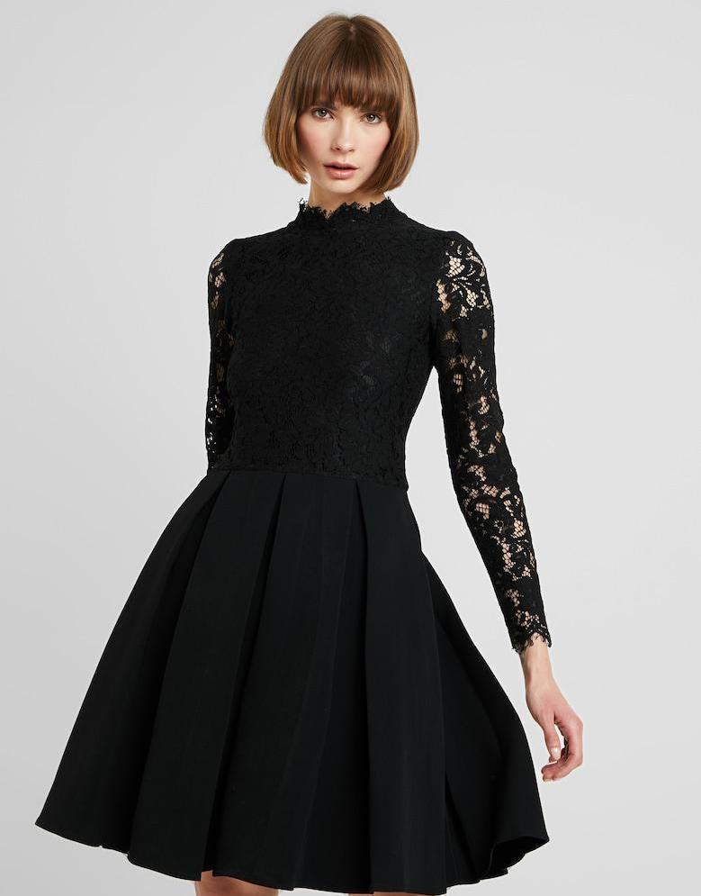 mi♡様 SUKIENKA CZARNA Z KORONKĄ EU M, UK M A02 - 13135274870