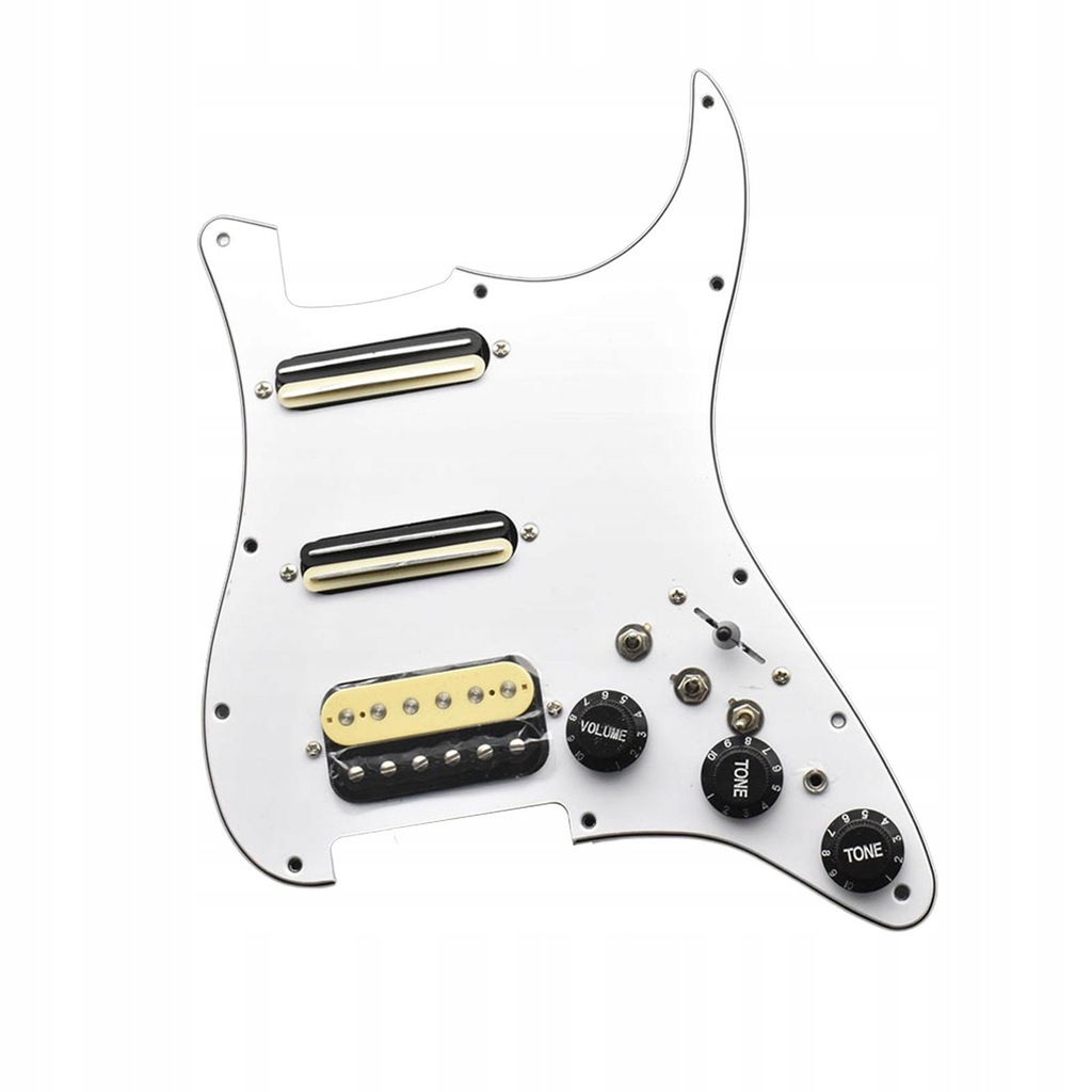 Guitar Loaded Pickguard Replaces, Durable ,White Loaded With socket