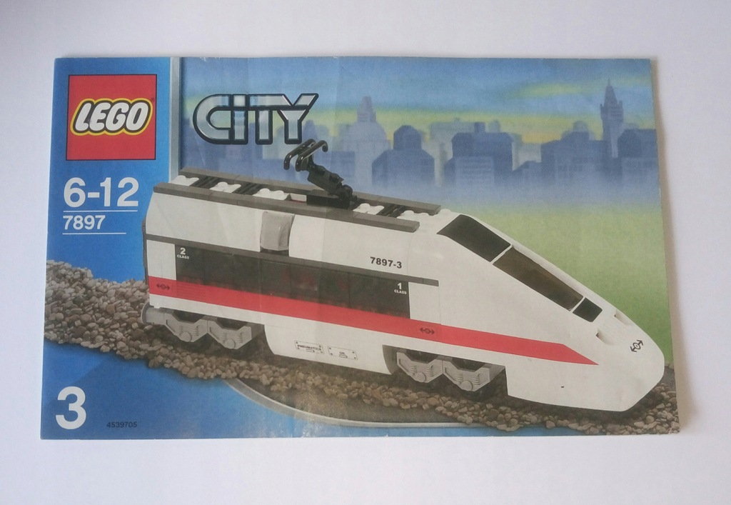 LEGO 7897 city sama Instrukcja wagonu końcowegoNr3