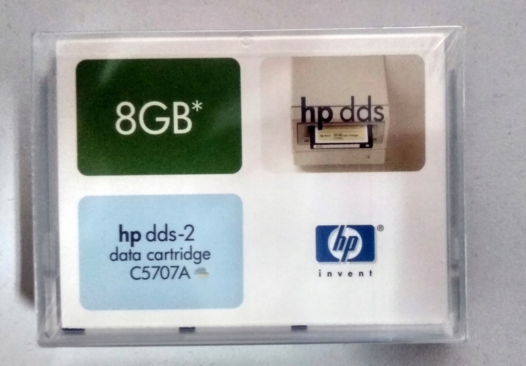 Taśma do streamera HP DDS-2 C5707A 8GB od 1 PLN