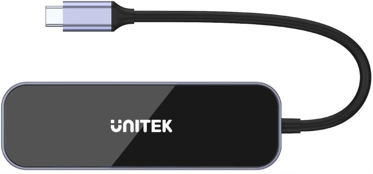 Unitek Hub USB-C 3.1 RJ-45 3xUSB-A HDMI 4K PD100W