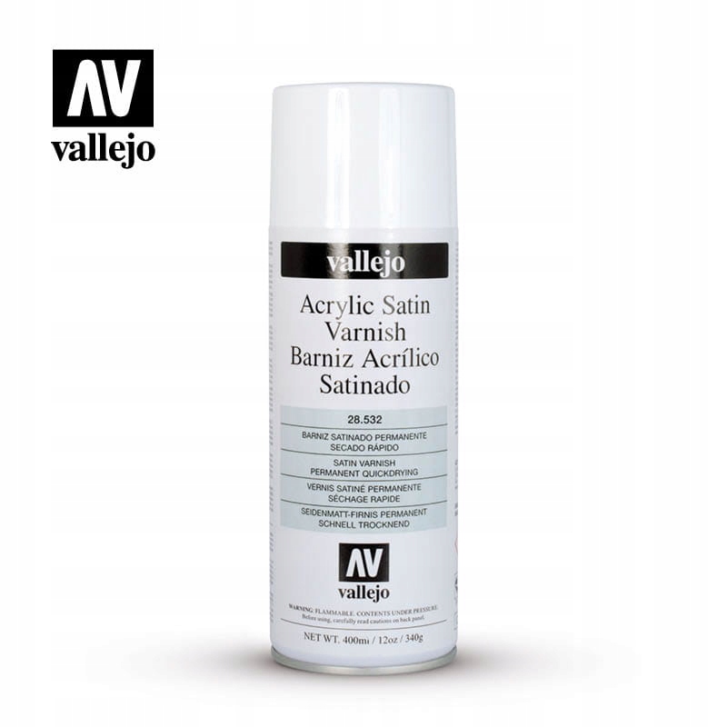 Vallejo 28532 Acrylic Satin Spray Varnish Lakier