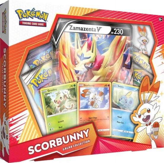 Pokemon Galar Collection Box SCORBUNNY (ZAMAZENTA)