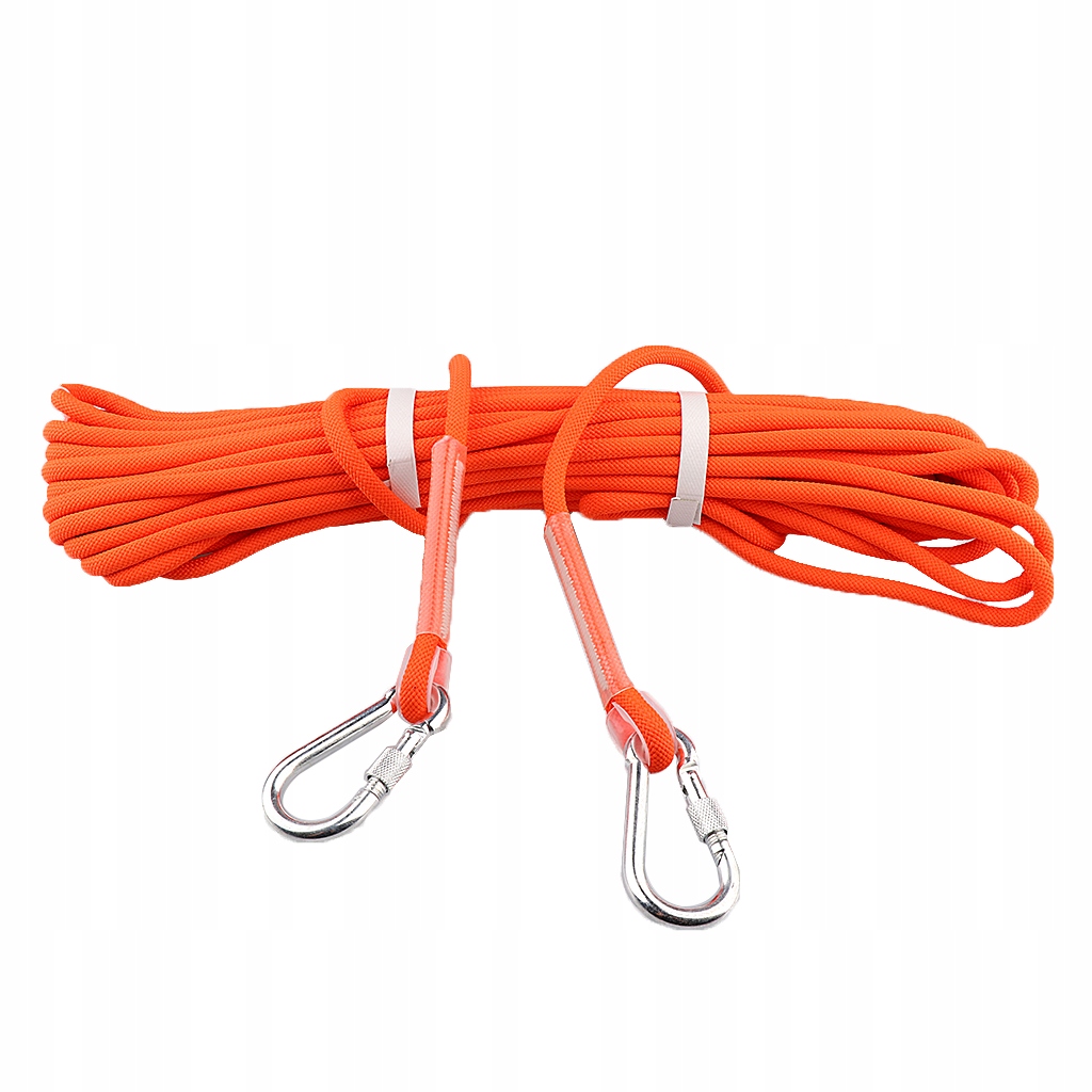 12KN 9.5mm 10M Safety Outdoor Rock Climbing Aerial Work 20m Orange