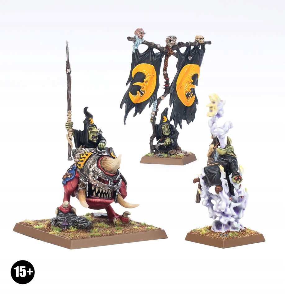 NIGHT GOBLIN COMMAND SET Forge World - Old World - Orc and Goblin Tribes