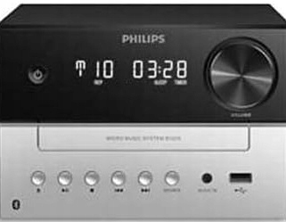 Wieża stereo Philips TAM3205/12 Bluetooth FM odtwarzacz CD (Bez głośników)