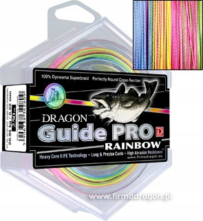 Plecionka Morska Guide Rainbow 0.18mm 250m Dragon