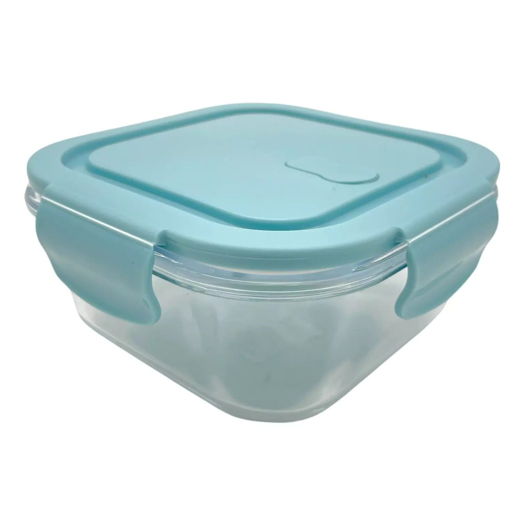 Pojemnik szklany na żywność kwadrat 520ml