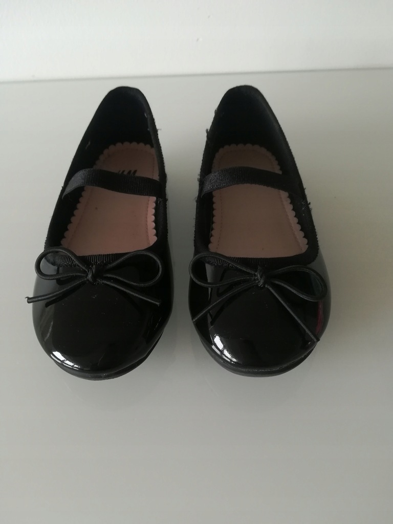 Buty balerinki czarne HM j. Nowe r. 24