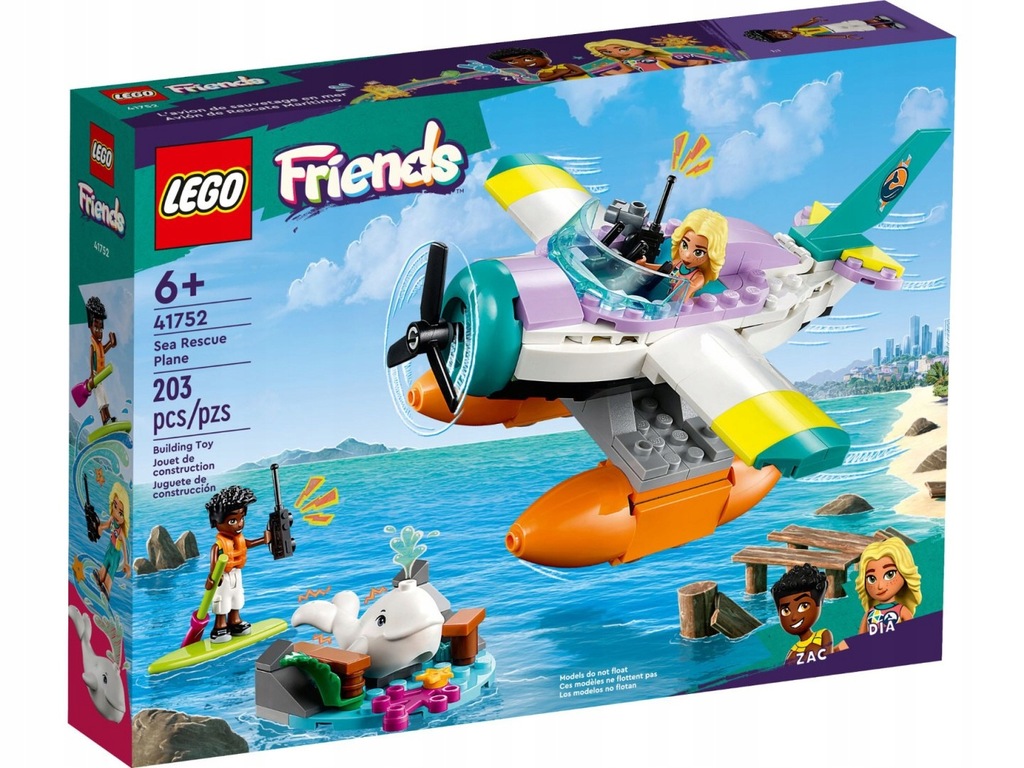 LEGO 41752 Friends Hydroplan ratowniczy