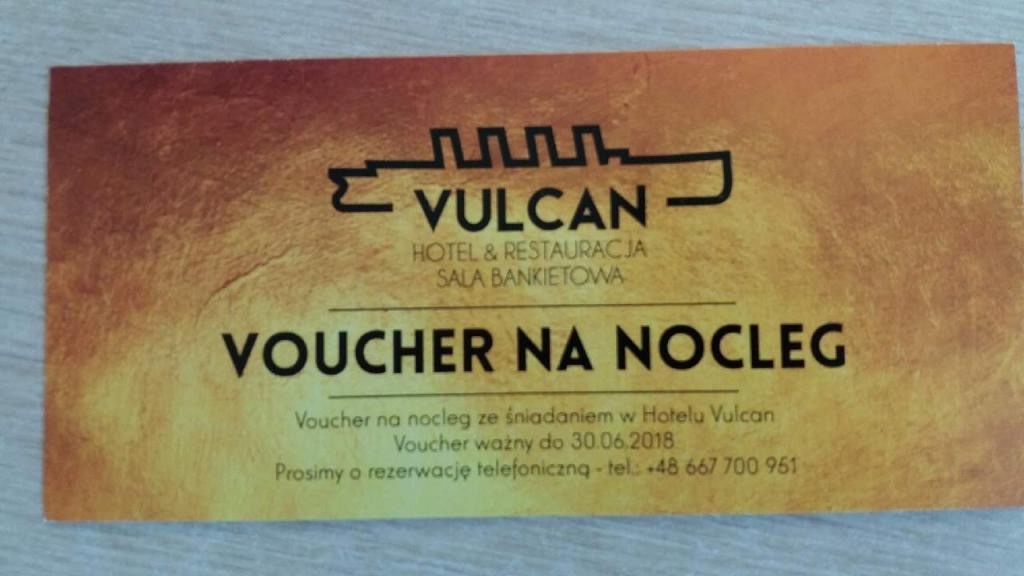 VOUCHER NA NOCLEG HOTEL VULCAN