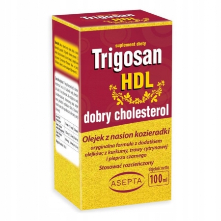 Asepta Trigosan HDL olejek z nasion kozieradki 100 ml Dobry Cholesterol