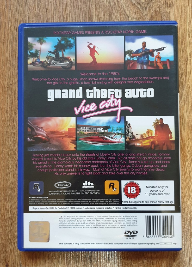Купить GRAND THEFT AUTO VICE CITY PlayStation 2 PS2: отзывы, фото и ...