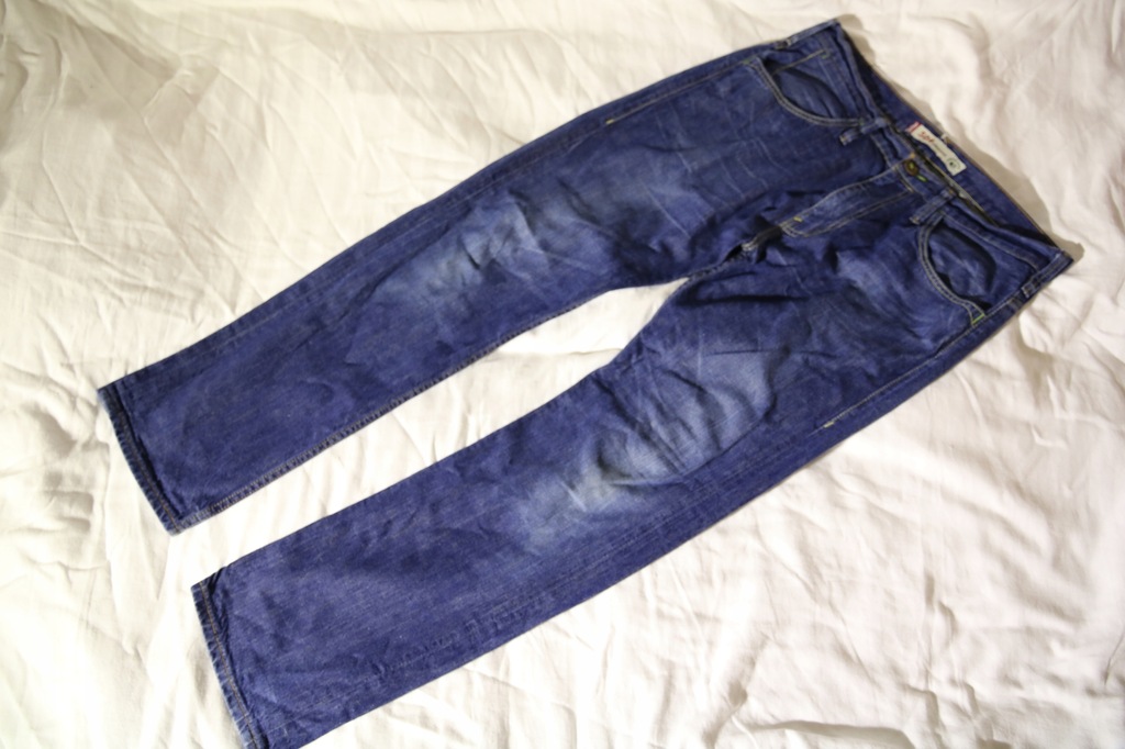 LEVIS ECO JEANS 504 STRAIGHT ROZ 36/32 PAS 94 CM