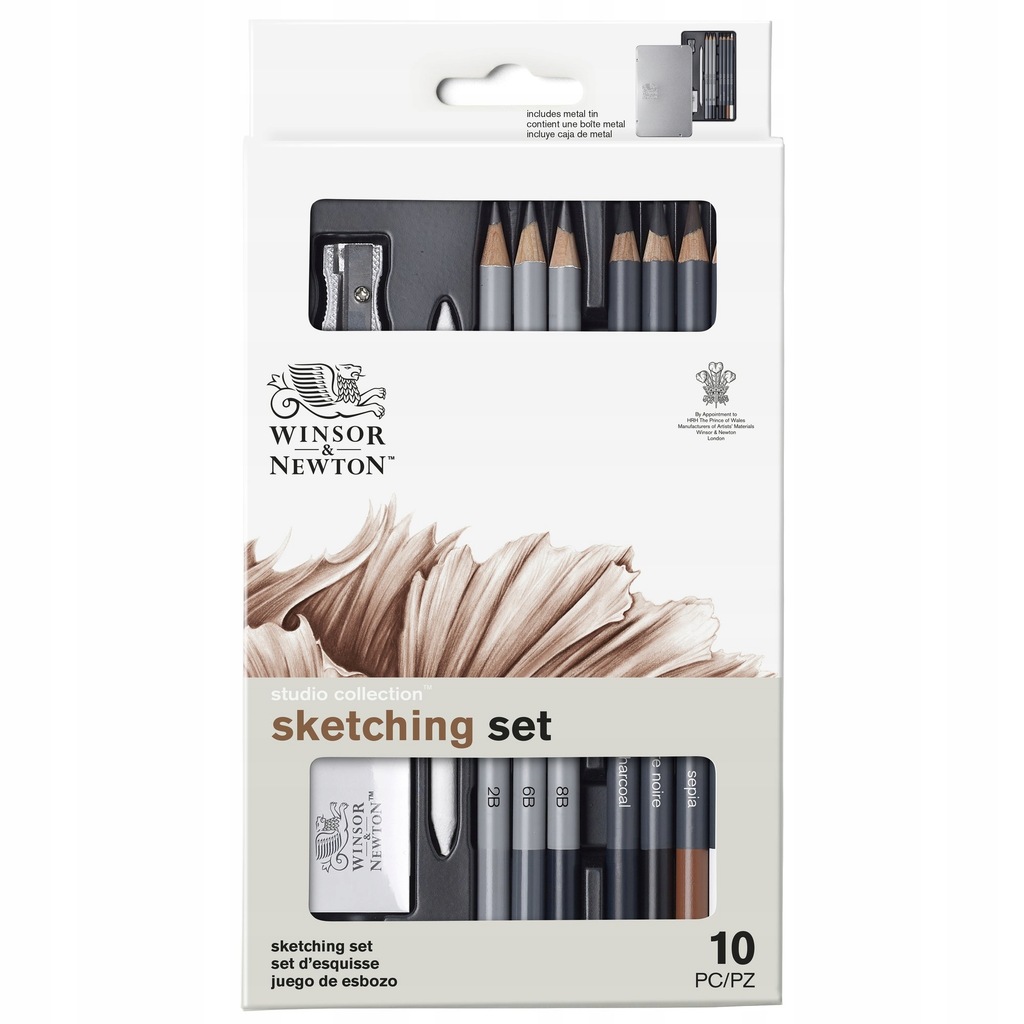 ZESTAW DO SZKICOWANIA 10SZT. Winsor & Newton