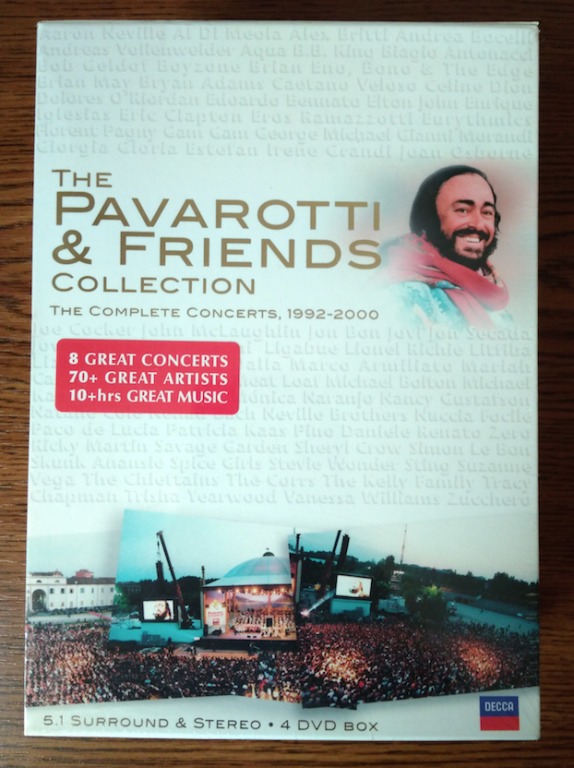 PAVAROTTI & FRIENDS - Collection 4xDVD BOX NOWY!