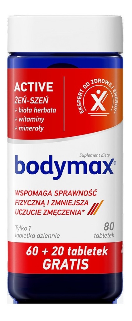 Bodymax Active Suplement diety 80 tabletek