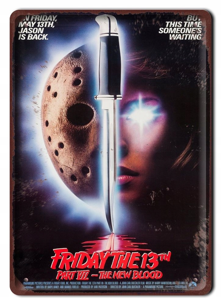 Szyld Plakat Kinowy Hit filmowy-metalowy #16057